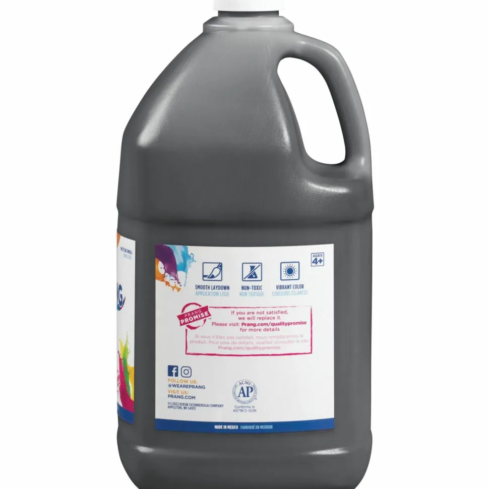 Prang Ready-To-Use Tempera Paint, 128 Oz., Black