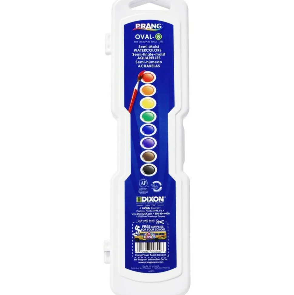 Prang Semi-Moist Watercolor Master Set, Assorted Colors, 0.17 Oz, Set Of 36