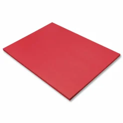 Prang SunWorks Construction Paper, 50 lb Text Weight, 18 x 24, Holiday Red, 50/Pack