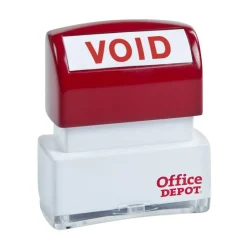 Pre-Inked Message Stamp, "Void", Red