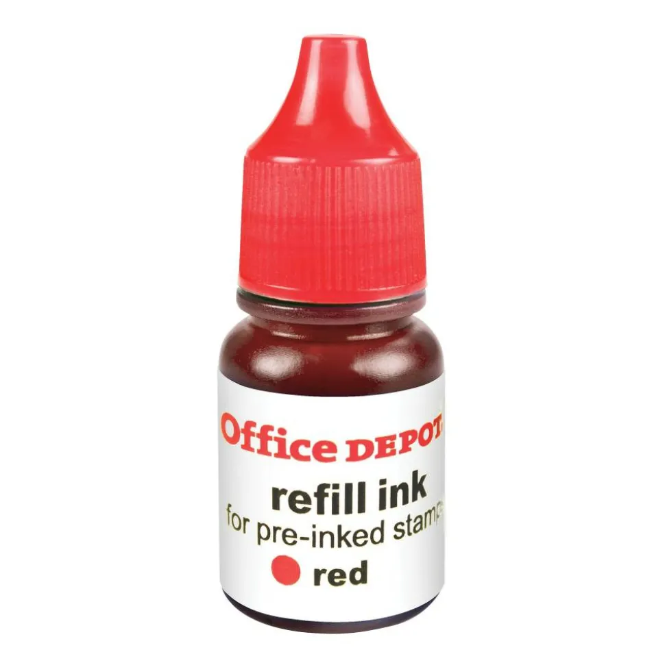 Pre-Ink Refill Ink, Red, Pack Of 2 Refills