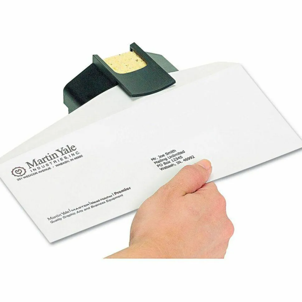 Premier Aquapad Envelope Moisture Dispenser, 3.75" x 3.75" x 2.25", Black