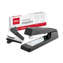 Premium Full-Strip Stapler Combo WIth Staples And Remover, Black, 8488C1ODUODP501