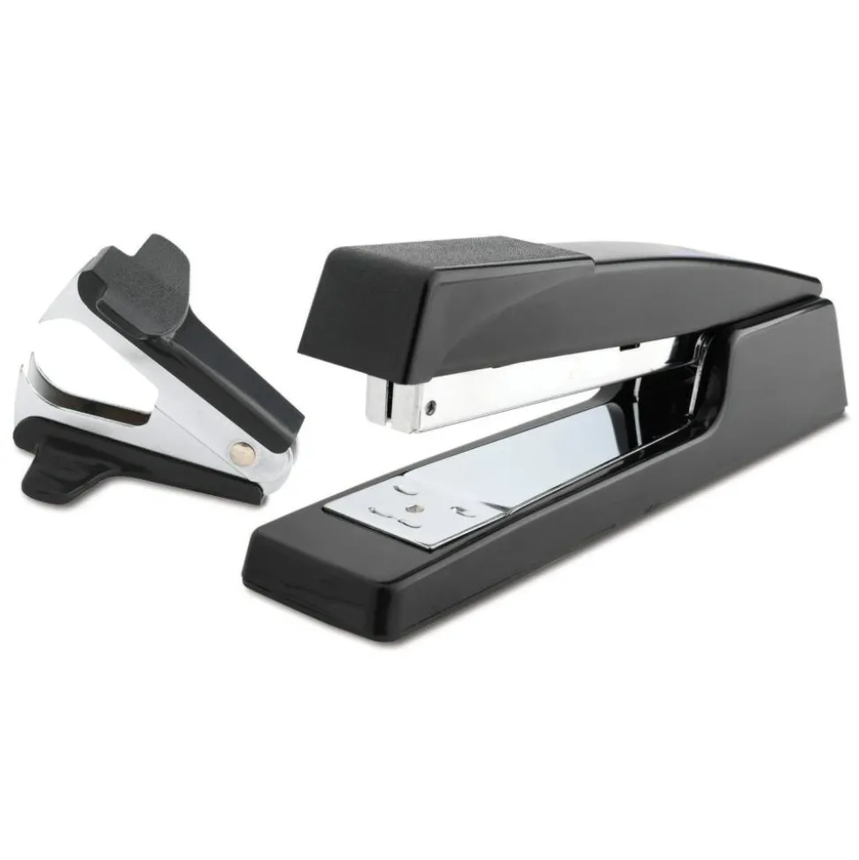 Premium Full-Strip Stapler Combo WIth Staples And Remover, Black, 8488C1ODUODP501