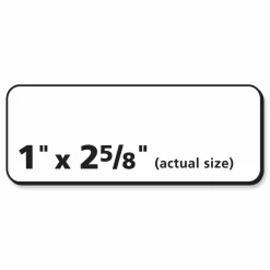 PRES-a-ply Labels, Laser Printers, 1 x 2.63, White, 30/Sheet, 100 Sheets/Box