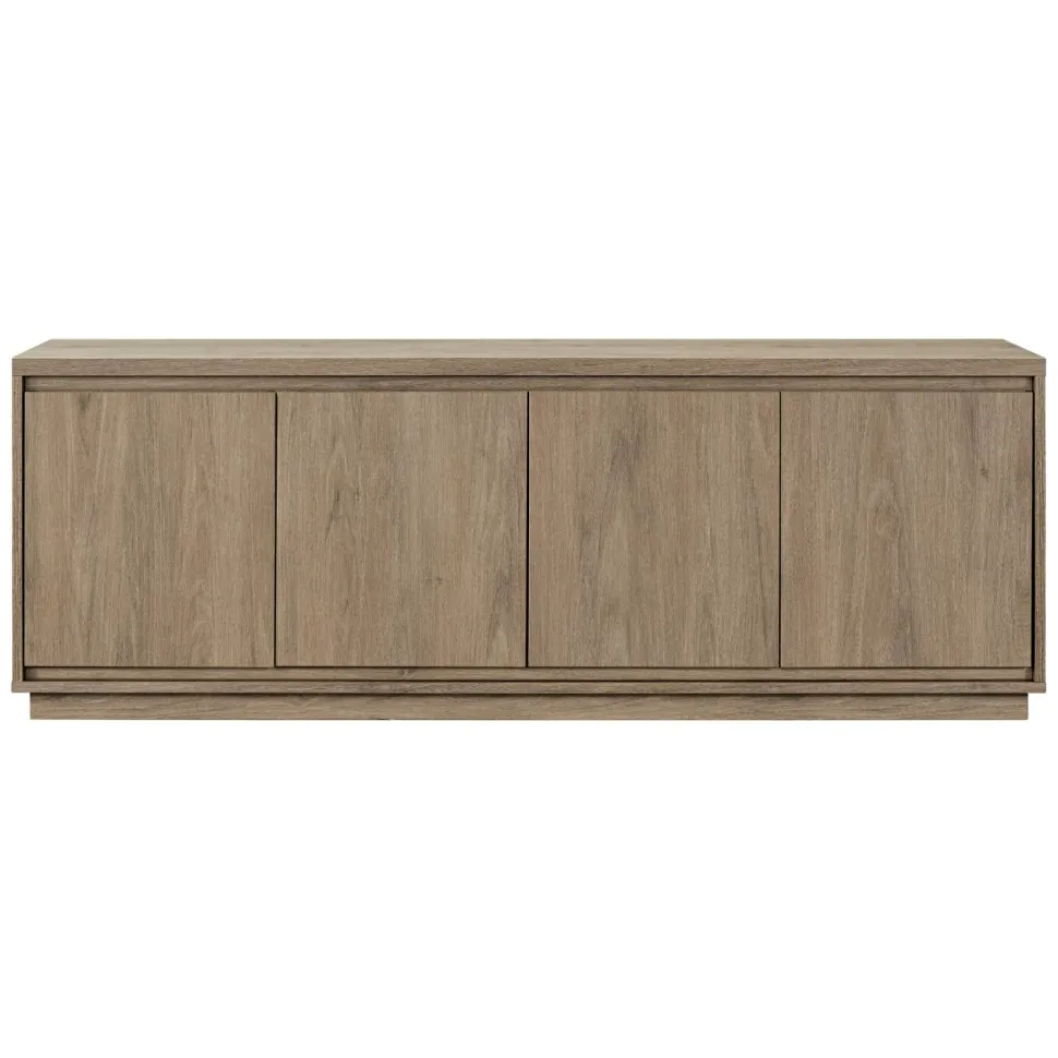Presque Rectangular TV Stand for TV's up to 75" in Gray