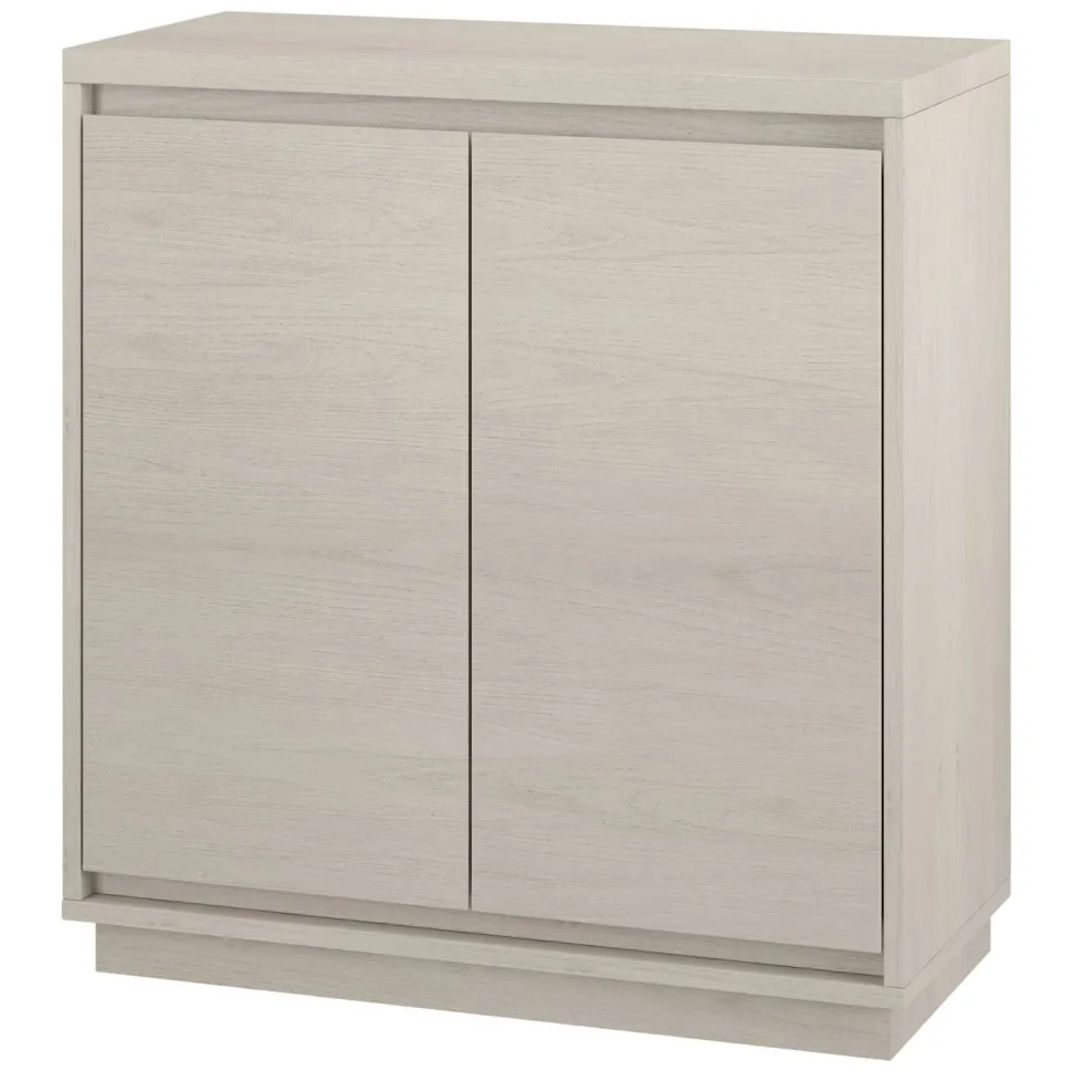 Presque 30" Wide Rectangular Accent Cabinet in Alder White