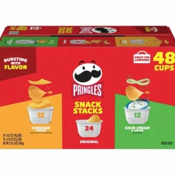 Pringles Crisps Grab ‘N Go Variety Pack, Case Of 48 Containers