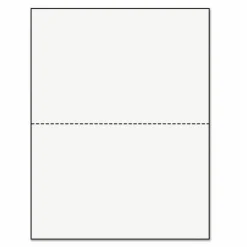 PrintWorks Professional Pre-Perforated Paper, 1 Ream, White, Letter (8 1/2