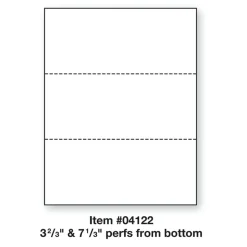 PrintWorks Professional Pre-Perforated Paper for Invoices, Statements, Gift Certificates & More