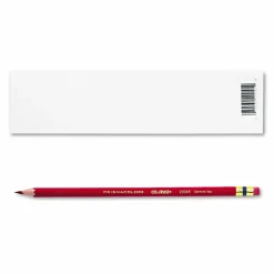 Prismacolor Col-Erase Erasable Color Pencils, Medium Point, Carmine Red, Box Of 12 Color Pencils