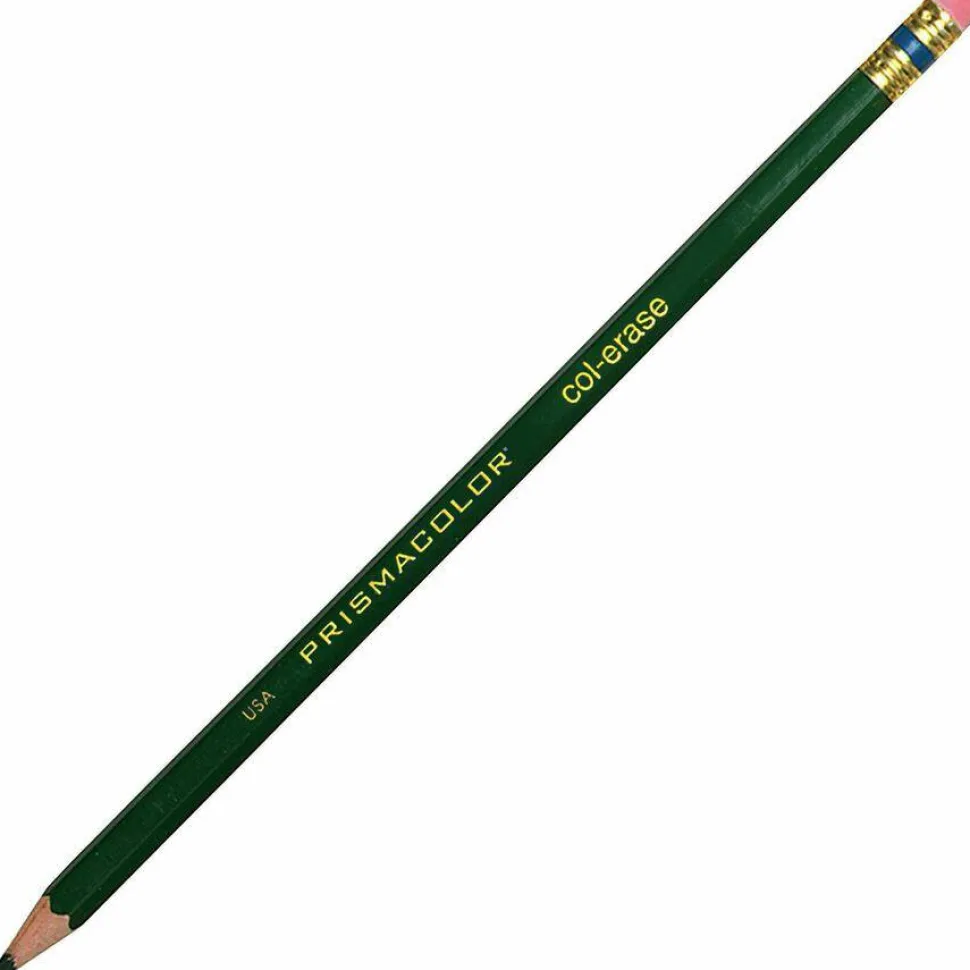 Prismacolor Col-Erase Pencils, Green, Box of 12