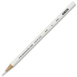 Prismacolor Professional Thick Lead Art Pencil, White, Set Of 12