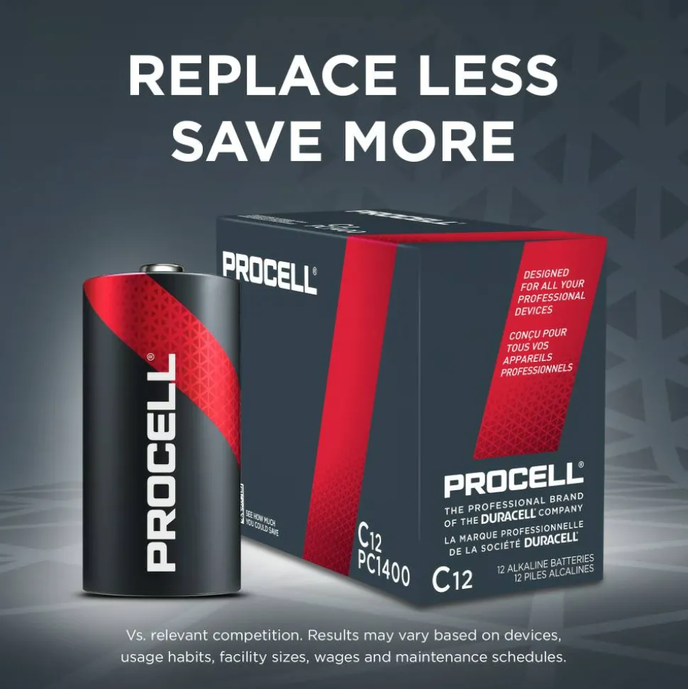 Procell by Duracell Alkaline C Batteries