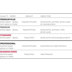 Professional Trifold Business Paper, Glossy, Double-Sided, Letter Size, White, Pack Of 100 Sheets