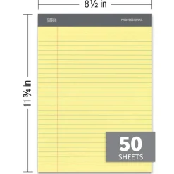 Professional Writing Pads, 8-1/2
