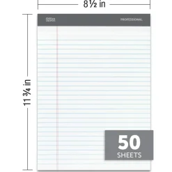 Professional Writing Pads, 8-1/2