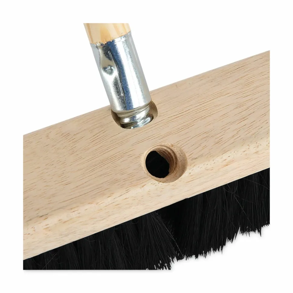 Pro Line 24" Push Broom, Tampico, Black
