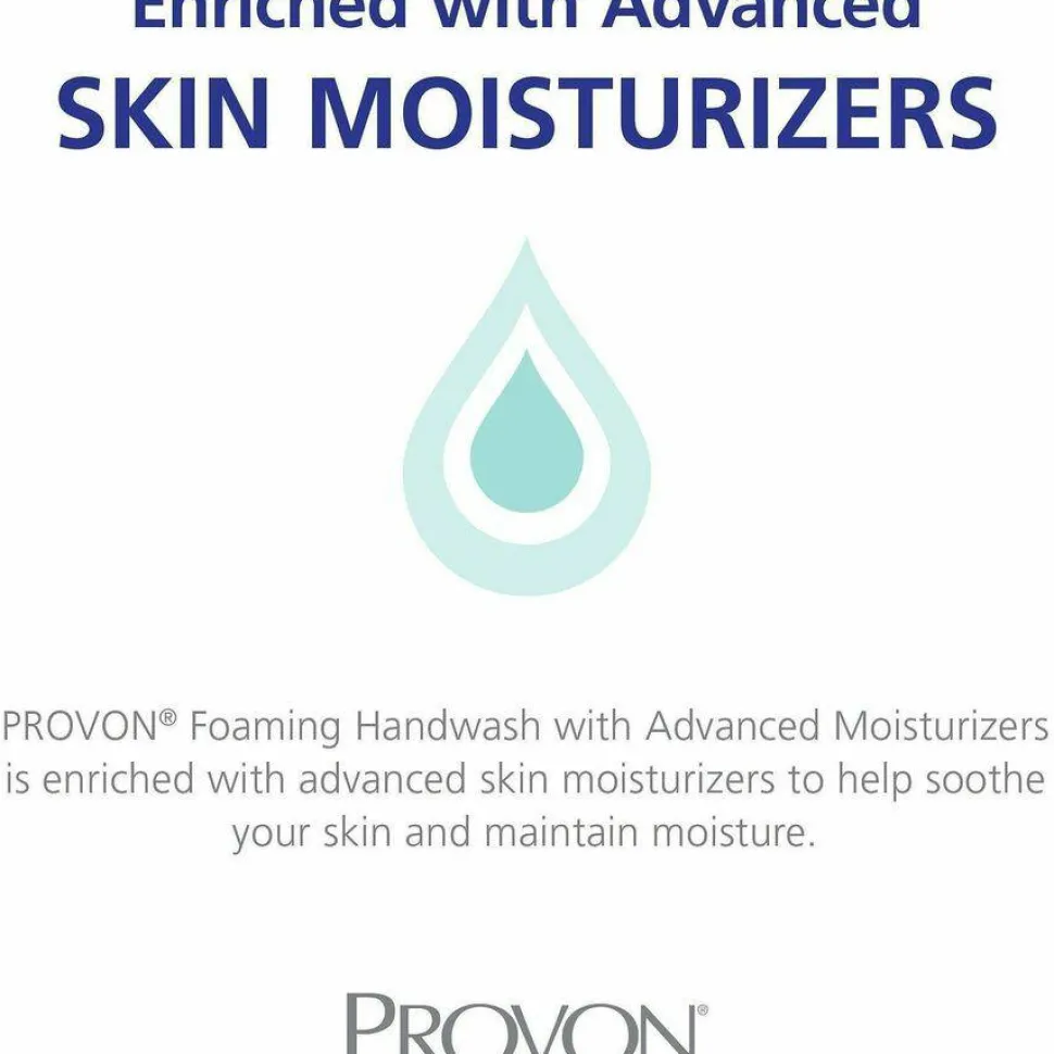 PROVON Foaming Handwash with Advanced Moisturizers Refill, Refreshing Cranberry Scent, 1,200 mL, 2/Carton