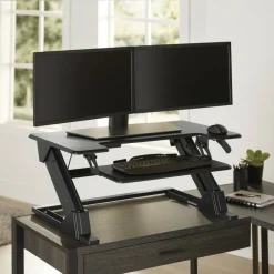 P20 Standing Desk Converter With USB And Keyboard Tray, 19-3/10