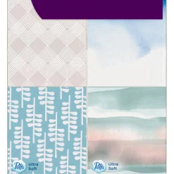 Puffs Ultra-Soft 2-Ply Facial Tissues, White, 56 Tissues Per Cube, Pack Of 4 Cubes