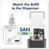 PURELL Advanced Hand Sanitizer Gentle and Free Foam, 1,200 mL Refill, Fragrance-Free, For ES4 Dispensers, 2/Carton