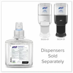 PURELL Advanced Hand Sanitizer Gentle and Free Foam, 1,200 mL Refill, Fragrance-Free, For ES4 Dispensers, 2/Carton