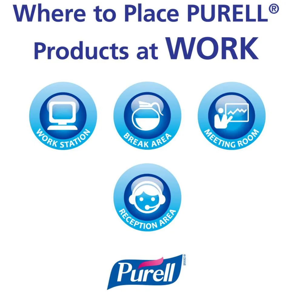 PURELL Advanced Hand Sanitizer Refreshing Gel for First Aid Providers, 4 fl oz Flip-Cap Bottle (Pack of 24)
