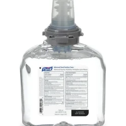 Purell Advanced Hand Sanitizer Foam, Clean Scent, 1200 mL Hand Sanitizer Foam Refill for Purell TFX Touch-Free Dispenser, Carton of 2