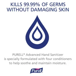 Purell Advanced Hand Sanitizer Foam, Clean Scent, 1200 mL Hand Sanitizer Foam Refill for Purell TFX Touch-Free Dispenser, Carton of 2