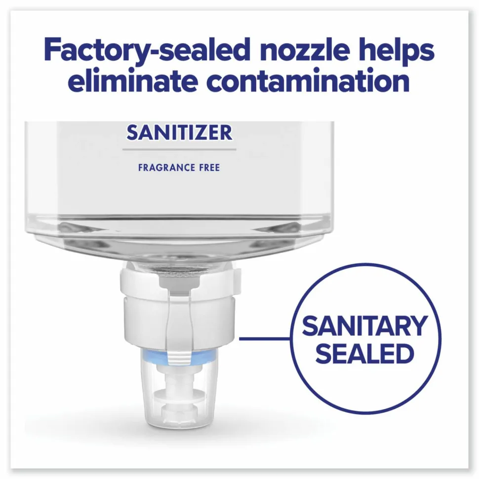 PURELL Advanced Hand Sanitizer Foam, For ES8 Dispensers, 1,200 mL Refill, Clean Scent, 2/Carton