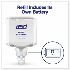 PURELL Advanced Hand Sanitizer Foam, For ES8 Dispensers, 1,200 mL Refill, Clean Scent, 2/Carton
