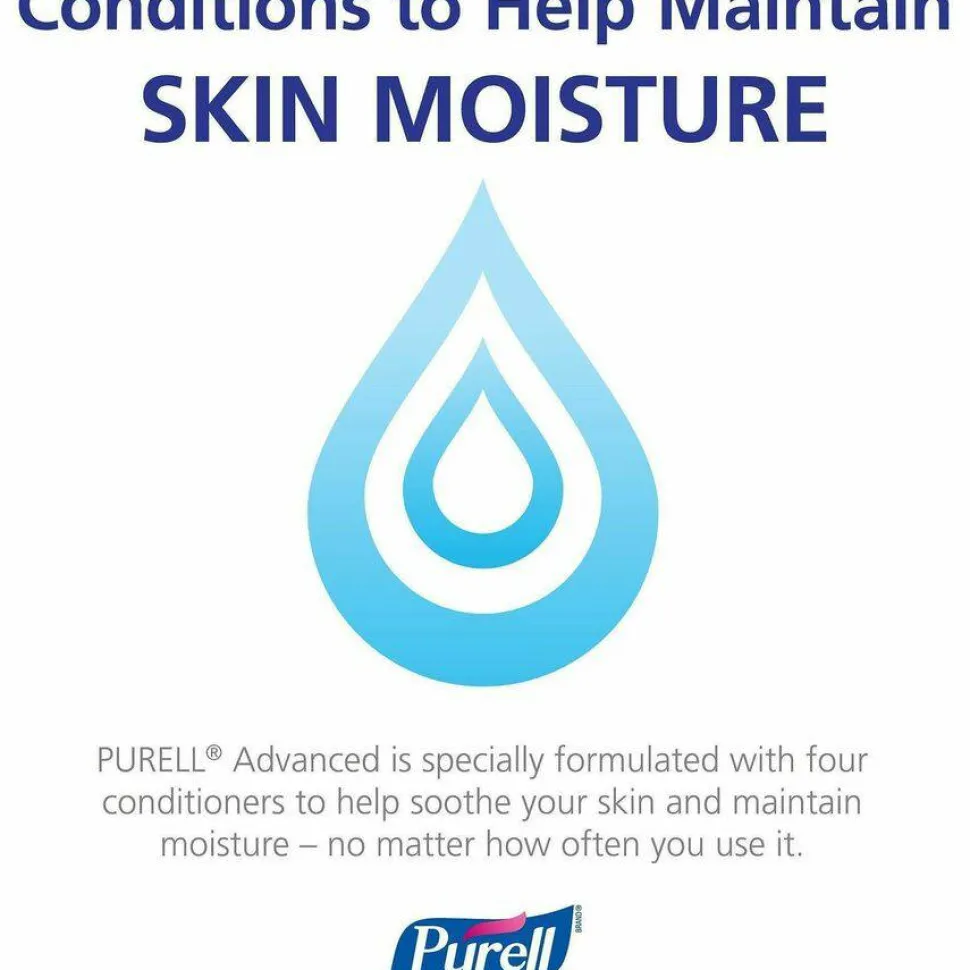 PURELL Advanced Hand Sanitizer Gel Refill, Refreshing Fragrance, 1200 mL, Case Of 4