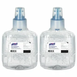 PURELL Advanced Hand Sanitizer Green Certified Gel Refill, For LTX-12 Dispensers, 1,200 mL, Fragrance-Free, 2/Carton