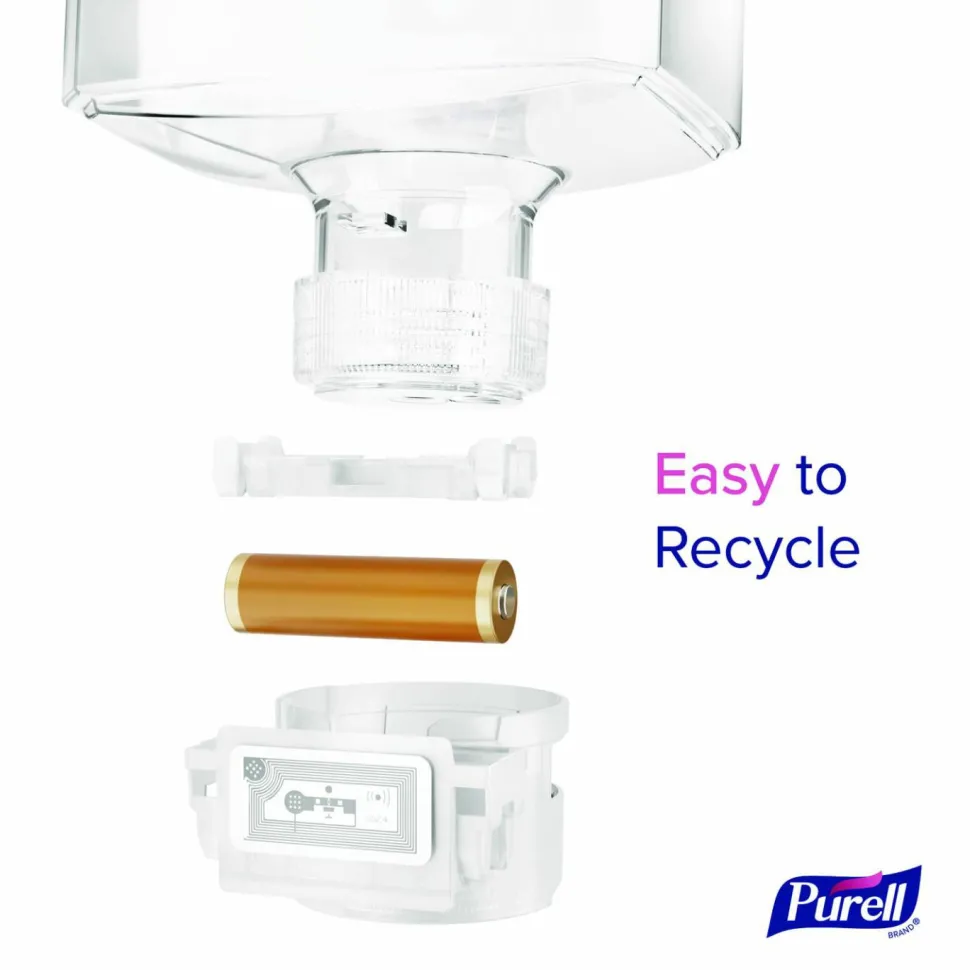 PURELL Advanced Hand Sanitizer Foam, ES10 Refill, Citrus Scent, 1200 mL, Case of 2 Refills