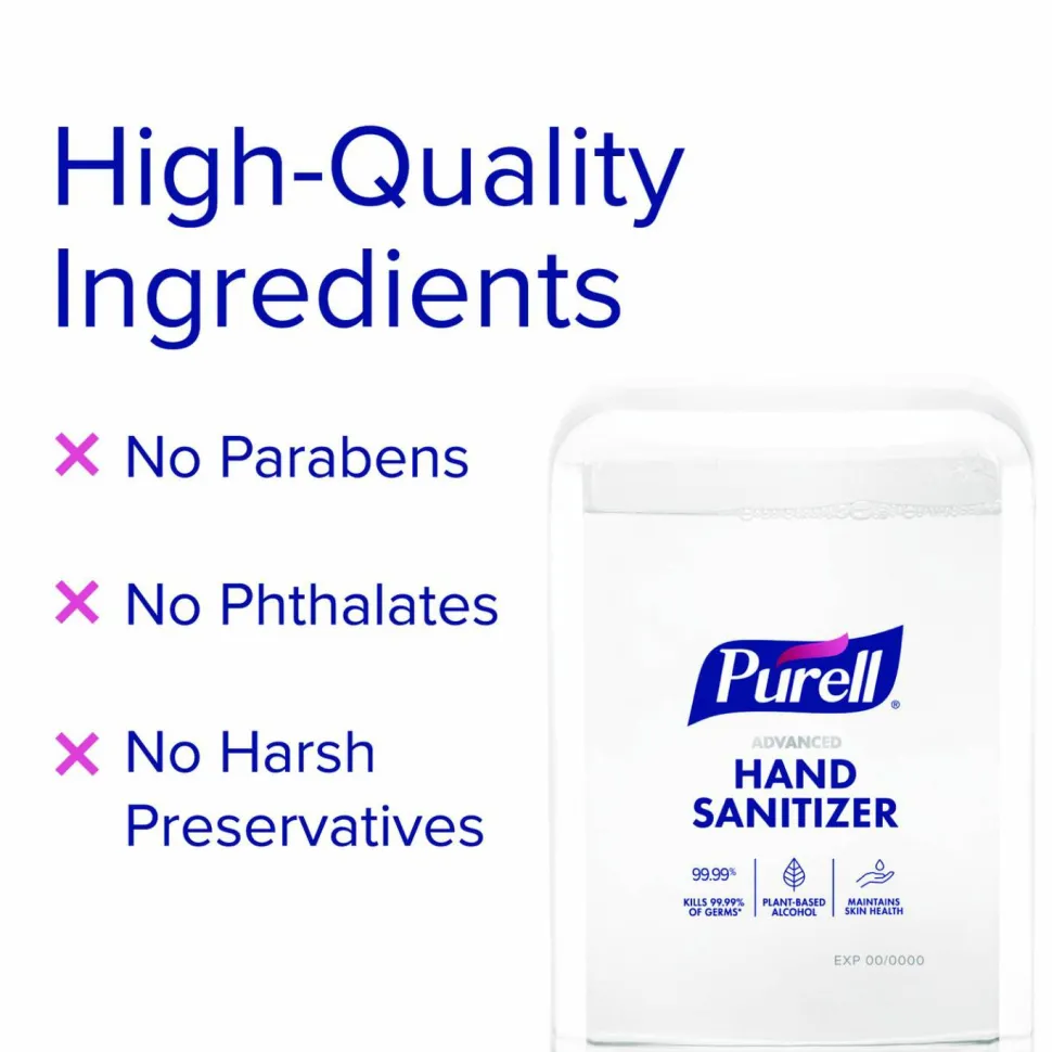 PURELL Advanced Hand Sanitizer Foam, ES10 Refill, Citrus Scent, 1200 mL, Case of 2 Refills