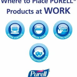 PURELL Advanced Hand Sanitizer Soothing Gel, Fresh Scent, 12 fl oz Pump Bottle, Case Of 12