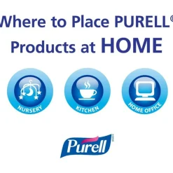 PURELL Advanced Hand Sanitizer Soothing Gel, Fresh Scent, 4 fl oz Portable Flip Cap Bottle