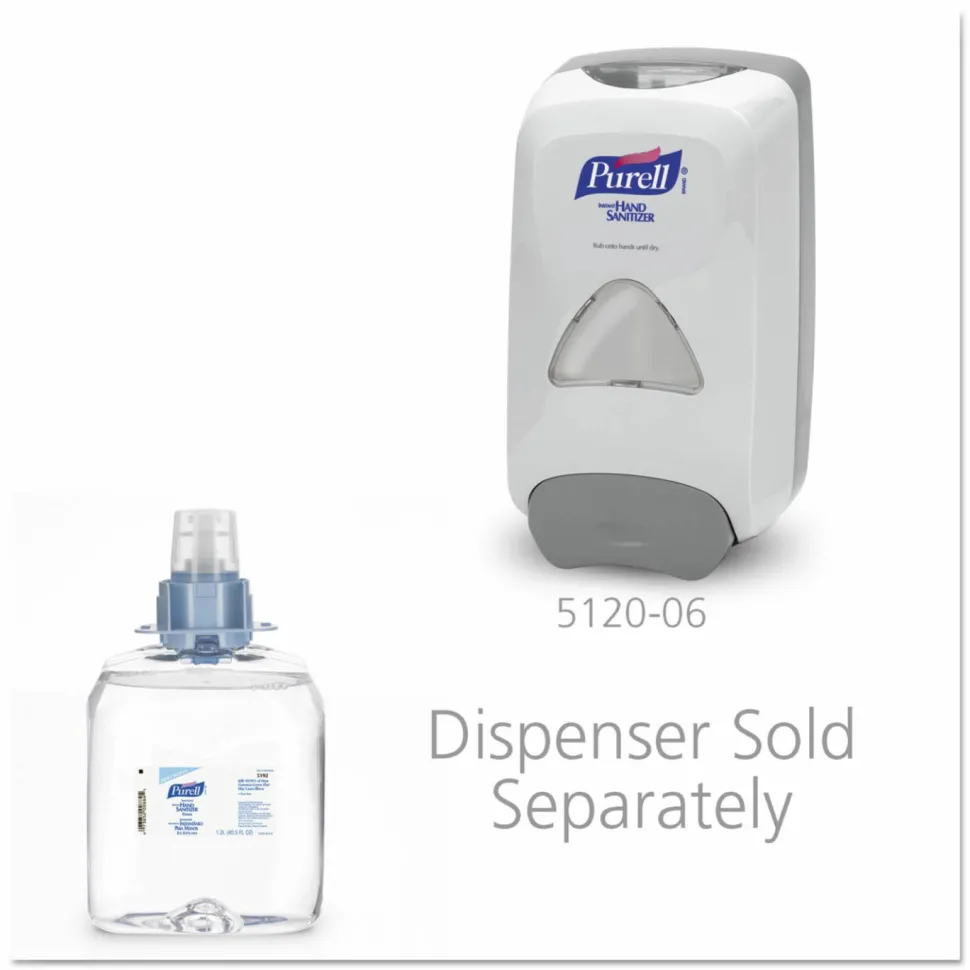 PURELL Advanced Hand Sanitizer Foam, For CS4 and FMX-12 Dispensers, 1,200 mL Refill, Unscented