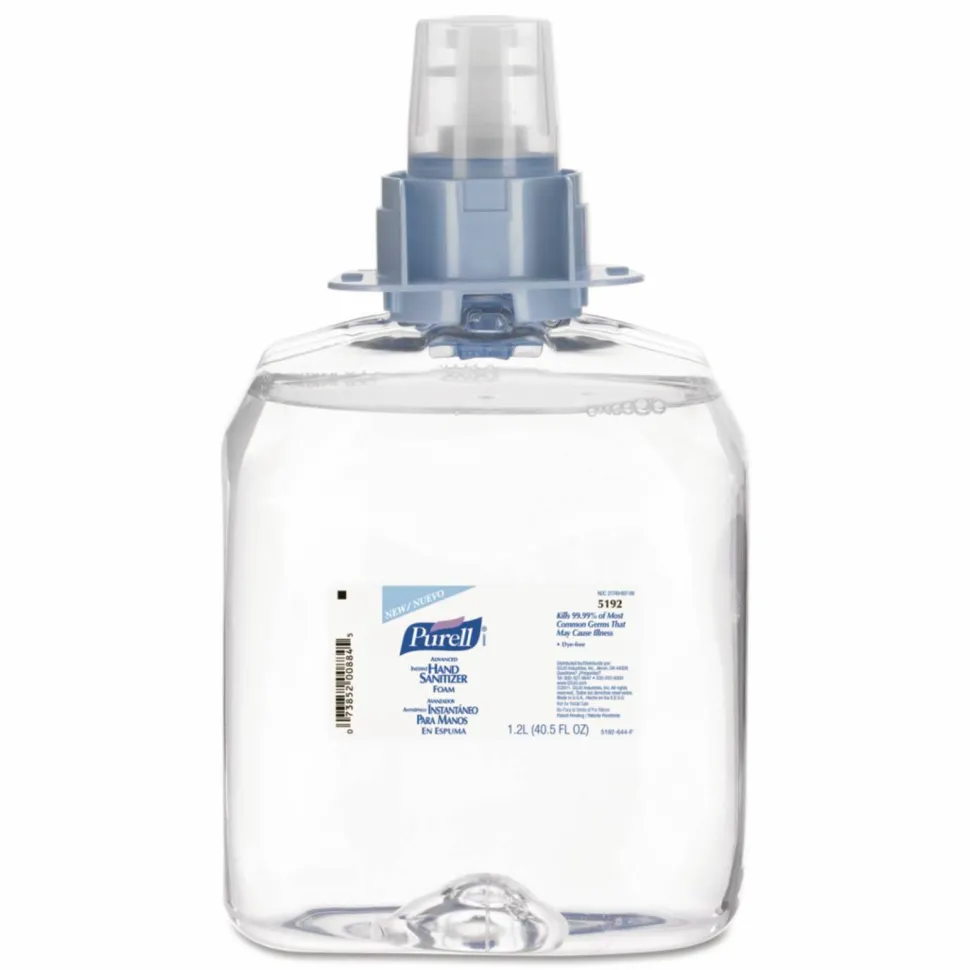 PURELL Advanced Hand Sanitizer Foam, For CS4 and FMX-12 Dispensers, 1,200 mL Refill, Unscented