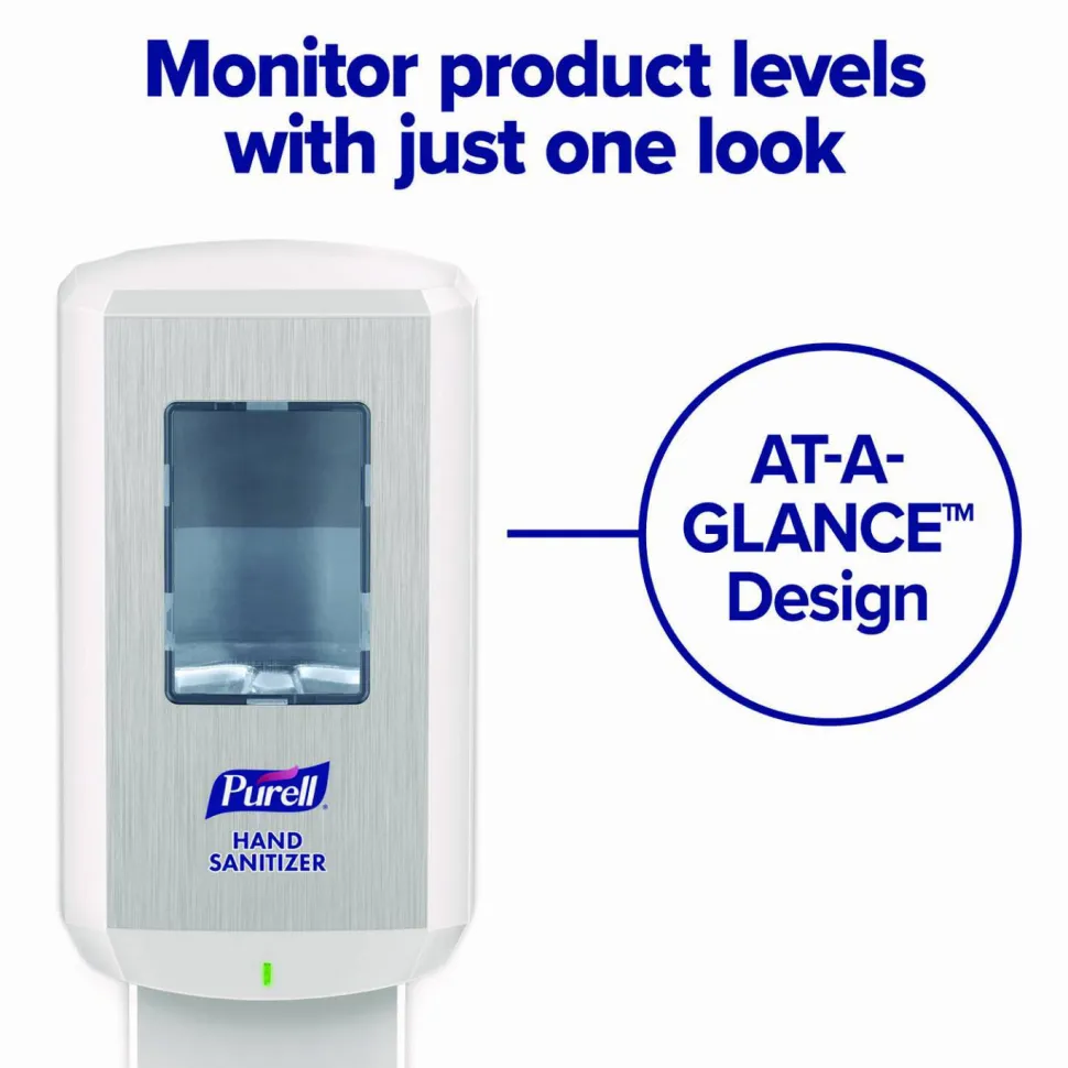 PURELL Advanced Hand Sanitizer Green Certified Foam Refill, For CS8 Dispensers, 1,200 mL, Fragrance-Free, 2/Carton