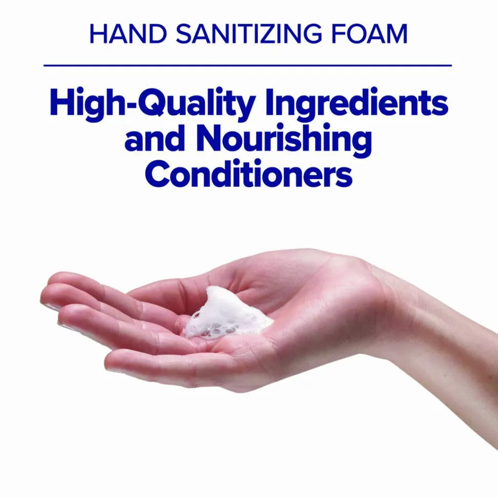 PURELL Advanced Hand Sanitizer Green Certified Foam Refill, For CS8 Dispensers, 1,200 mL, Fragrance-Free, 2/Carton