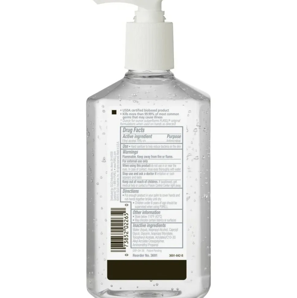 Purell ADX Advanced Green Certified Gel Instant Hand Sanitizer, 354.9 mL