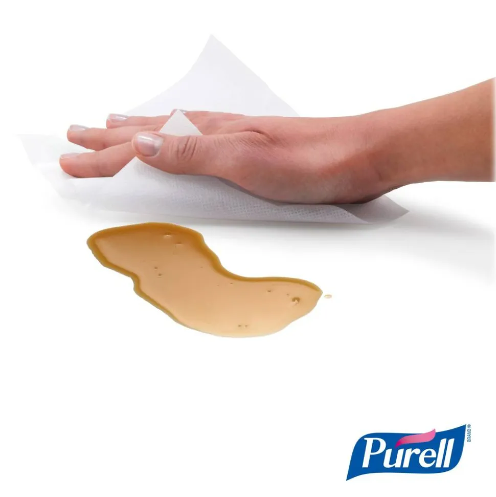 Purell Citrus Hand Sanitizing Wipes, 6" x 6-3/4", 270 Wipes Per Canister, Carton Of 6 Canisters