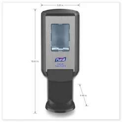 PURELL CS4 Hand Sanitizer Dispenser, 1,200 mL, 4.88 x 8.19 x 11.38, Graphite