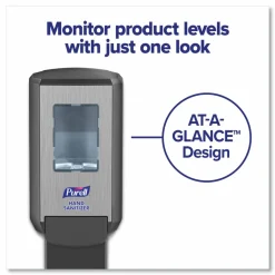 PURELL CS4 Hand Sanitizer Dispenser, 1,200 mL, 4.88 x 8.19 x 11.38, Graphite