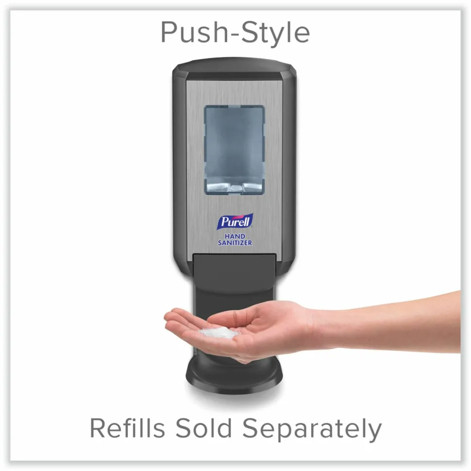 PURELL CS4 Hand Sanitizer Dispenser, 1,200 mL, 4.88 x 8.19 x 11.38, Graphite