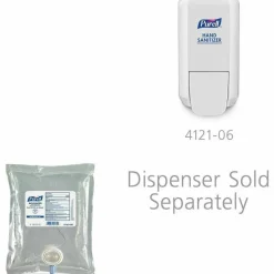 Purell CS2 Push-Style Hand Sanitizer Dispensers, White, Case Of 6 Dispensers