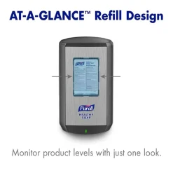 Purell CS6 Touch-Free Dispenser Floor Stand, For Hand Sanitizer, Graphite, 7416-DS
