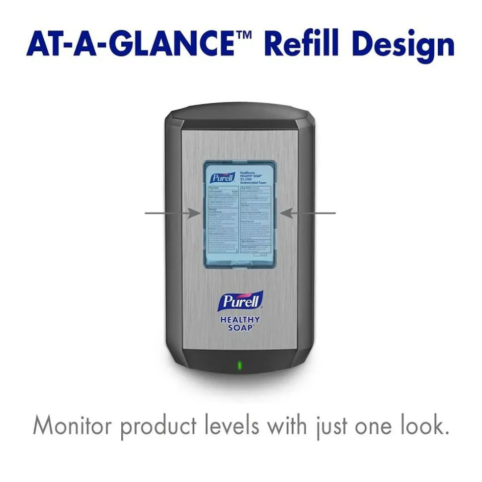 Purell CS6 Touch-Free Dispenser Floor Stand, For Hand Sanitizer, Graphite, 7416-DS